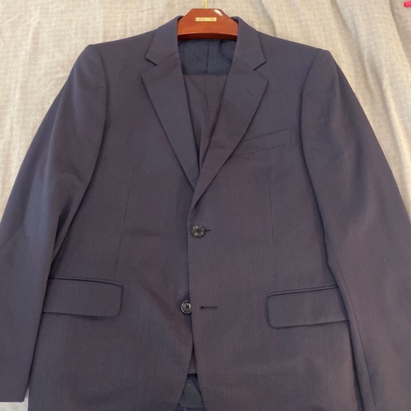 Gucci Other - Dark navy Gucci suit w/fine pinstripe. 48R - like new.